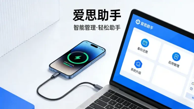 爱思助手管理iPhone短信：备份、导出、在电脑上搜索特定内容